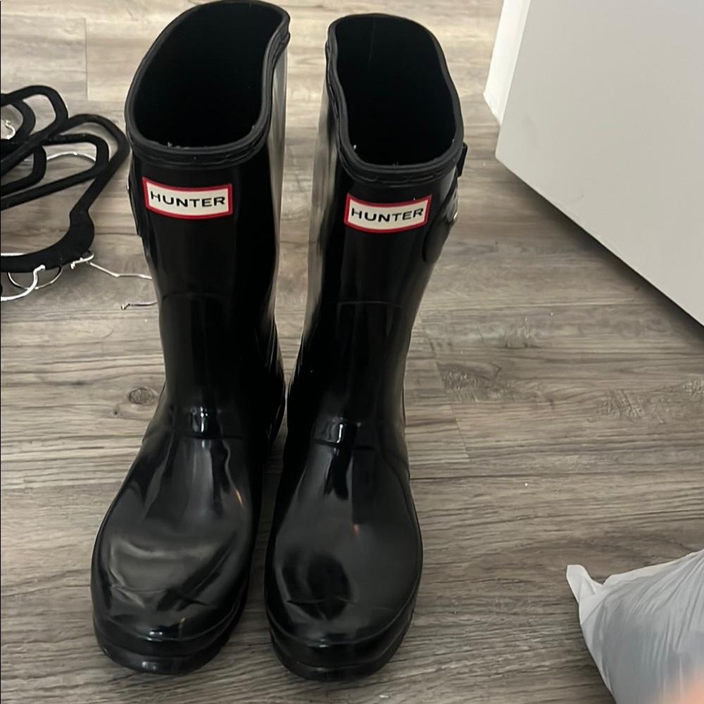 Hunter Black Winter & Rain Boots - Like New